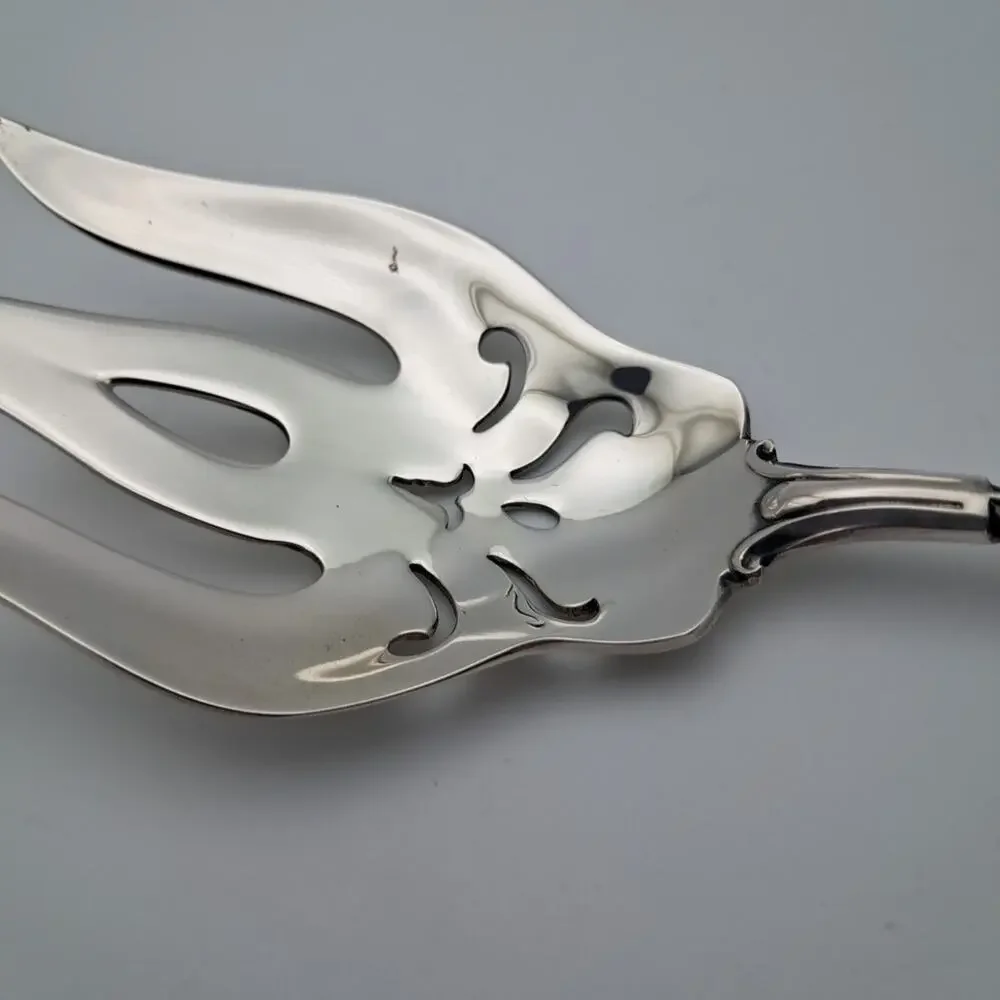Rare Medallion Gorham Sterling Silver Serving Fork Trident 9